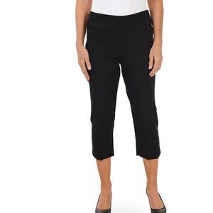NWT Zac & Rachel Black Utility Pull On Capris, Size 3X